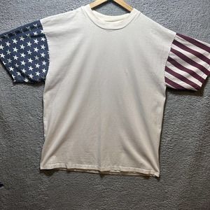 VTG L.A. Sportswear Men's T-Shirt XL American Flag Single Stitch Made In USA